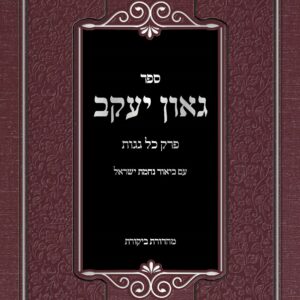 גאון יעקב על פרק כל גגות