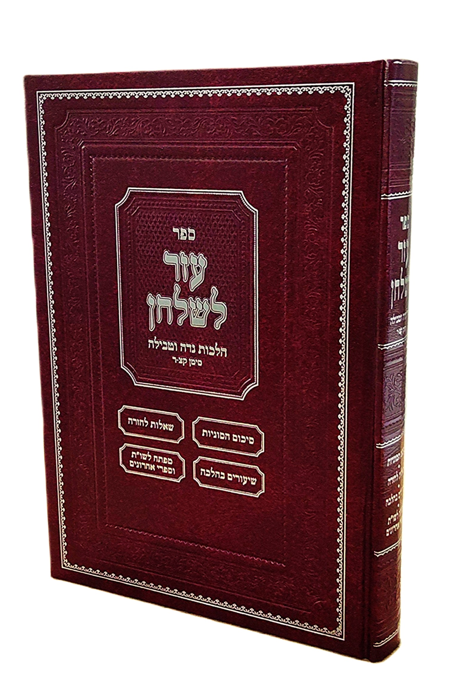 עזר לשלחן<BR>הלכות נדה סימן ק”צ-ר