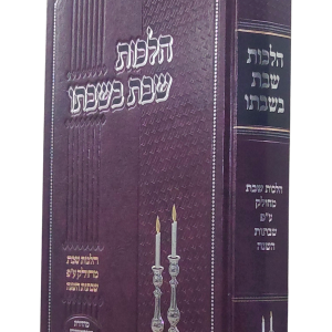 הלכות שבת בשבתו